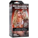 Doc Johnson - Podwójny masturbator Mia Malkova i Vicky Vette Doc Johnson