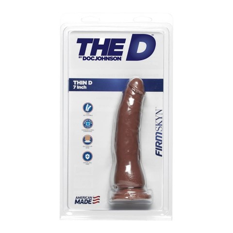 Doc Johnson - Realistyczne, cienkie dildo 18 cm Doc Johnson Doc Johnson - Realistyczne, cienkie dildo 18 cm Doc Johnson