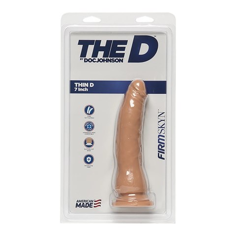 Doc Johnson - Realistyczne, cienkie dildo 18 cm Doc Johnson Doc Johnson - Realistyczne, cienkie dildo 18 cm Doc Johnson