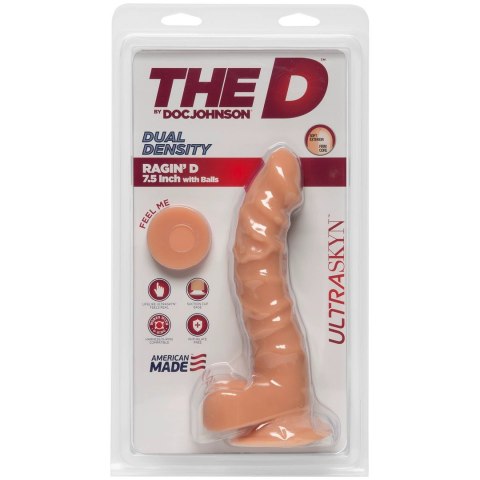 Doc Johnson - Realistyczne dildo Ragin' D 19 cm Doc Johnson Doc Johnson - Realistyczne dildo Ragin' D 19 cm Doc Johnson