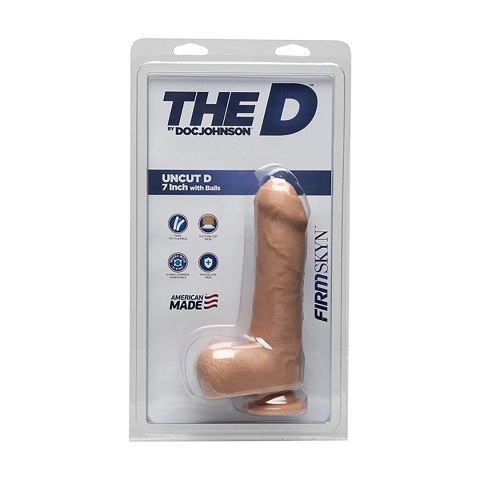 Doc Johnson - Realistyczne dildo z jądrami 18 cm Doc Johnson Doc Johnson - Realistyczne dildo z jądrami 18 cm Doc Johnson