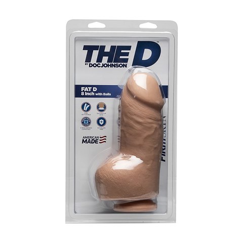 Doc Johnson - Realistyczne dildo z jądrami 20 cm Doc Johnson Doc Johnson - Realistyczne dildo z jądrami 20 cm Doc Johnson
