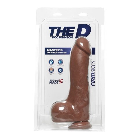 Doc Johnson - Realistyczne dildo z jądrami Master 25 cm Doc Johnson Doc Johnson - Realistyczne dildo z jądrami Master 25 cm Doc Johnson
