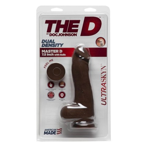 Doc Johnson - Realistyczne dildo z jądrami Master D 19 cm Doc Johnson Doc Johnson - Realistyczne dildo z jądrami Master D 19 cm Doc Johnson