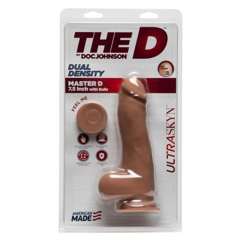 Doc Johnson - Realistyczne dildo z jądrami Master D 19 cm Doc Johnson Doc Johnson - Realistyczne dildo z jądrami Master D 19 cm Doc Johnson
