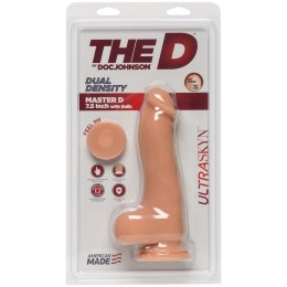 Doc Johnson - Realistyczne dildo z jądrami Master D 19 cm Doc Johnson