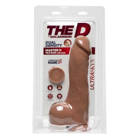Doc Johnson - Realistyczne dildo z jądrami Master D 25 cm Doc Johnson Doc Johnson - Realistyczne dildo z jądrami Master D 25 cm Doc Johnson