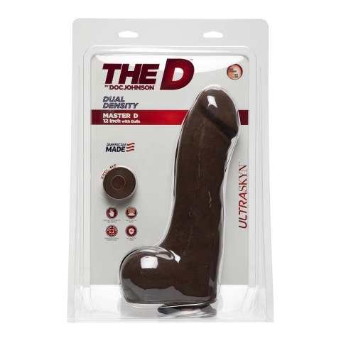 Doc Johnson - Realistyczne dildo z jądrami Master D 30 cm Doc Johnson Doc Johnson - Realistyczne dildo z jądrami Master D 30 cm Doc Johnson