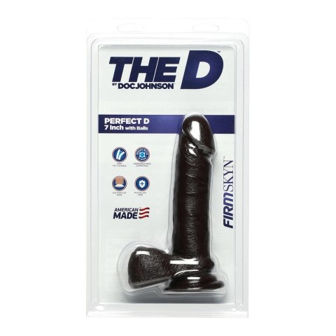 Doc Johnson - Realistyczne dildo z jądrami Perfect 18 cm Doc Johnson Doc Johnson - Realistyczne dildo z jądrami Perfect 18 cm Doc Johnson