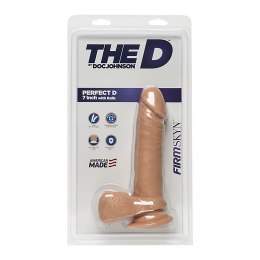 Doc Johnson - Realistyczne dildo z jądrami Perfect 18 cm Doc Johnson