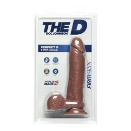 Doc Johnson - Realistyczne dildo z jądrami Perfect 20 cm Doc Johnson