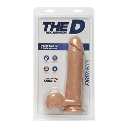 Doc Johnson - Realistyczne dildo z jądrami Perfect 20 cm Doc Johnson