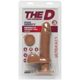 Doc Johnson - Realistyczne dildo z jądrami Perfect D 18 cm Doc Johnson