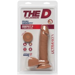 Doc Johnson - Realistyczne dildo z jądrami Perfect D 18 cm Doc Johnson