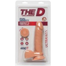 Doc Johnson - Realistyczne dildo z jądrami Perfect D 18 cm Doc Johnson