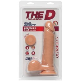 Doc Johnson - Realistyczne dildo z jądrami Perfect D 20 cm Doc Johnson