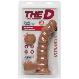 Doc Johnson - Realistyczne dildo z jądrami Ragin' D 22 cm Doc Johnson