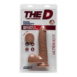 Doc Johnson - Realistyczne dildo z jądrami Slim D 18 cm Doc Johnson