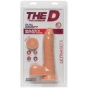 Doc Johnson - Realistyczne dildo z jądrami Slim D 18 cm Doc Johnson