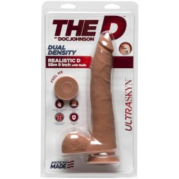 Doc Johnson - Realistyczne dildo z jądrami Slim D Doc Johnson