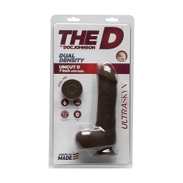 Doc Johnson - Realistyczne dildo z jądrami Uncut D 18 cm Doc Johnson