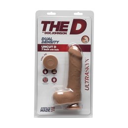 Doc Johnson - Realistyczne dildo z jądrami Uncut D 18 cm Doc Johnson