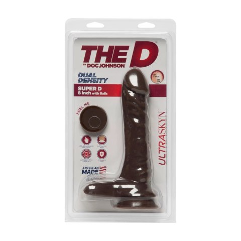 Doc Johnson - Realistyczne dildo z jądrami i przyssawką Super D 20 cm Doc Johnson Doc Johnson - Realistyczne dildo z jądrami i przyssawką Super D 20 cm Doc Johnson