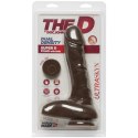 Doc Johnson - Realistyczne dildo z jądrami i przyssawką Super D 22 cm Doc Johnson