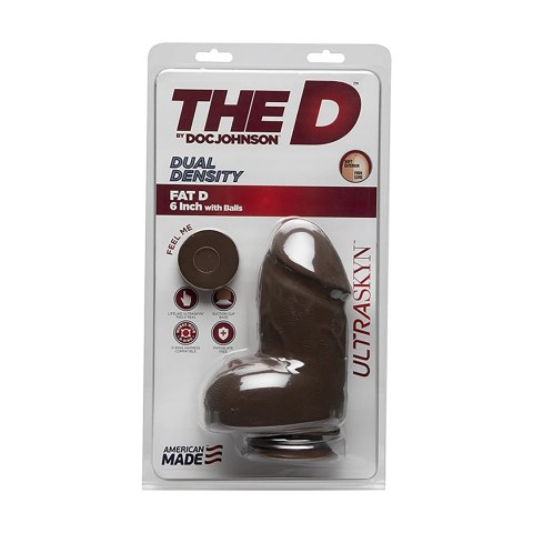 Doc Johnson - Realistyczne, grube dildo z jądrami 15 cm Doc Johnson Doc Johnson - Realistyczne, grube dildo z jądrami 15 cm Doc Johnson