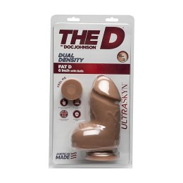 Doc Johnson - Realistyczne, grube dildo z jądrami 15 cm Doc Johnson
