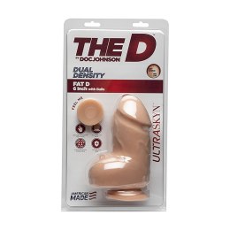 Doc Johnson - Realistyczne, grube dildo z jądrami 15 cm Doc Johnson