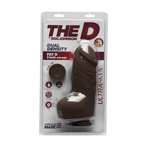 Doc Johnson - Realistyczne, grube dildo z jądrami 20 cm Doc Johnson Doc Johnson - Realistyczne, grube dildo z jądrami 20 cm Doc Johnson