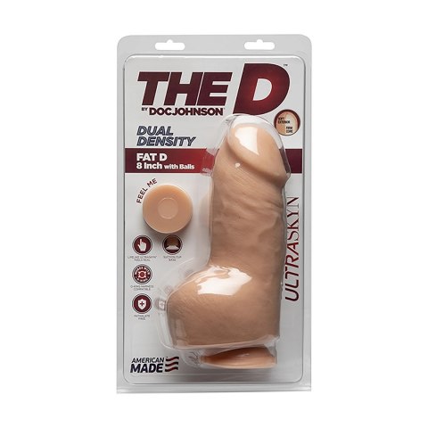 Doc Johnson - Realistyczne, grube dildo z jądrami 20 cm Doc Johnson Doc Johnson - Realistyczne, grube dildo z jądrami 20 cm Doc Johnson