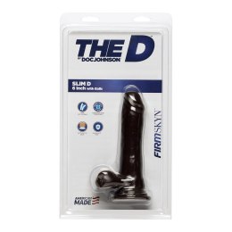 Doc Johnson - Realistyczne, wąskie dildo z jądrami 15 cm Doc Johnson