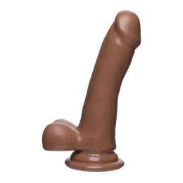 Doc Johnson - Realistyczne, wąskie dildo z jądrami 15 cm Doc Johnson
