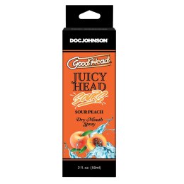 Doc Johnson - Spray na suchość jamy ustnej - Kwaśna brzoskwinia - 60 ml Doc Johnson