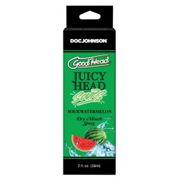 Doc Johnson - Spray na suchość jamy ustnej - Kwaśny arbuz - 60 ml Doc Johnson