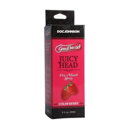 Doc Johnson - Spray na suchość jamy ustnej - Truskawka - 60 ml Doc Johnson