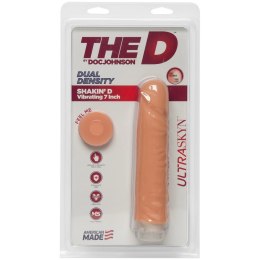 Doc Johnson - Wibrujące, realistyczne dildo 18 cm Doc Johnson