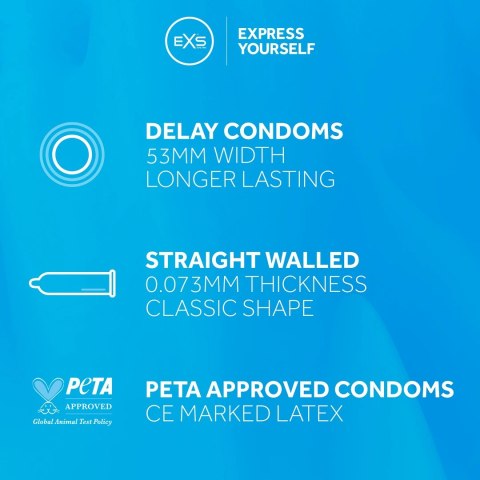 Prezerwatywy Delay 144 szt EXS EXS Prezerwatywy Delay 144 szt EXS EXS