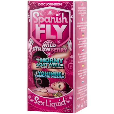 Doc Johnson - Krople stymulujące - Dzika truskawka - 30 ml Doc Johnson Doc Johnson - Krople stymulujące - Dzika truskawka - 30 ml Doc Johnson