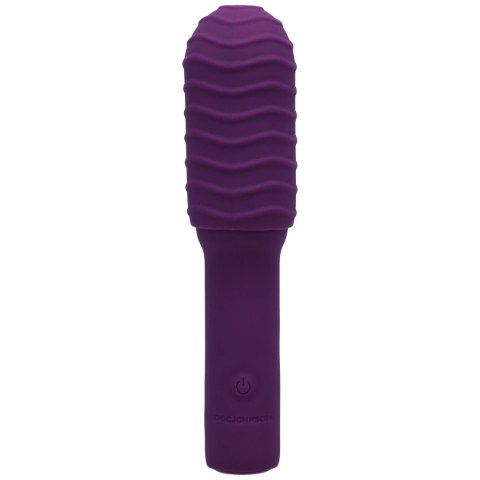 Doc Johnson - Mini Wibrator z Wymienną Nakładką - 10 cm Doc Johnson Doc Johnson - Mini Wibrator z Wymienną Nakładką - 10 cm Doc Johnson