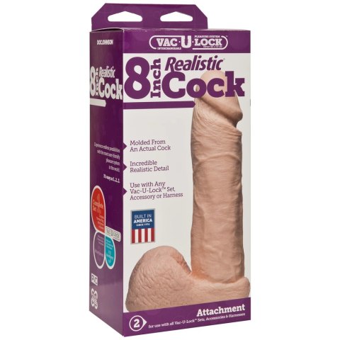 Doc Johnson - Realistyczne dildo 20 cm Doc Johnson Doc Johnson - Realistyczne dildo 20 cm Doc Johnson