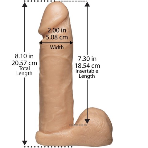 Doc Johnson - Realistyczne dildo 20 cm Doc Johnson Doc Johnson - Realistyczne dildo 20 cm Doc Johnson