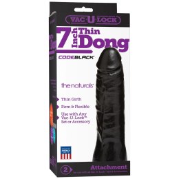 Doc Johnson - Twarde, cienkie dildo 18 cm Doc Johnson