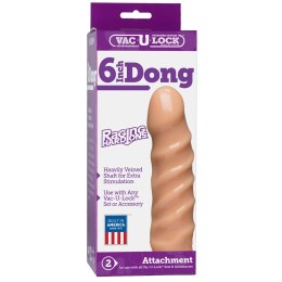 Doc Johnson - Twarde, skręcone dildo 15 cm Doc Johnson