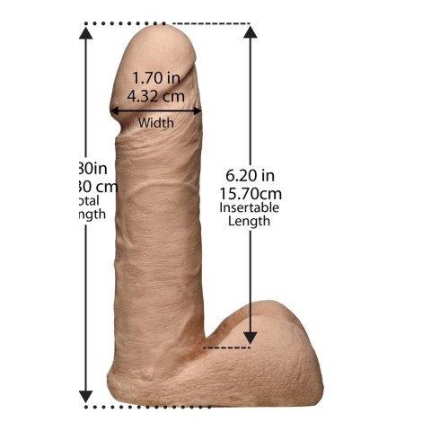 Doc Johnson - Uprząż z dildo - 18 cm Doc Johnson Doc Johnson - Uprząż z dildo - 18 cm Doc Johnson