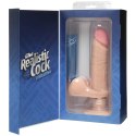 Doc Johnson - Wibrujące Dildo z jądrami i przyssawką 15 cm Doc Johnson