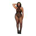 Dreamgirl - Bodystocking z rajstopami - plus size Dreamgirl