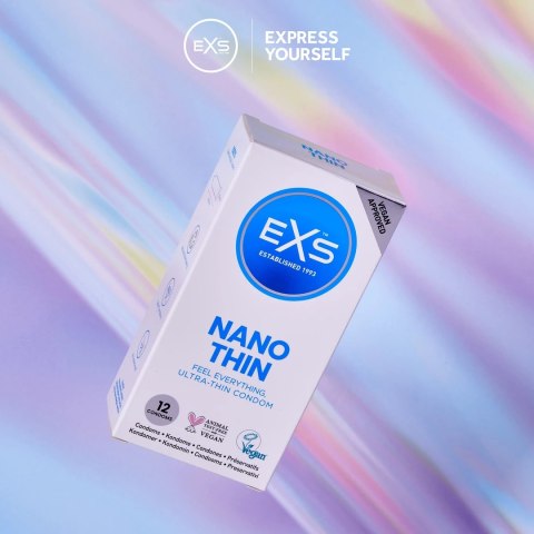 Prezerwatywy Nano cienkie 12 sztuk EXS EXS Prezerwatywy Nano cienkie 12 sztuk EXS EXS
